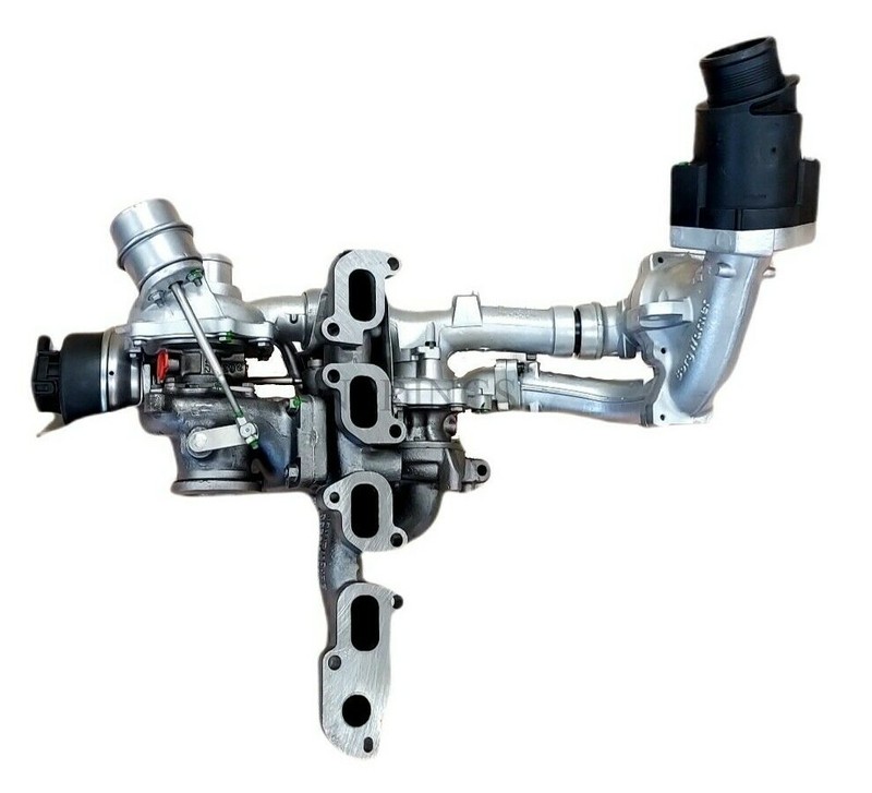 Twin Turbocharger Vw T5 Transporter 2.0 Bitdi 180 Hp 10009880098 Turbo