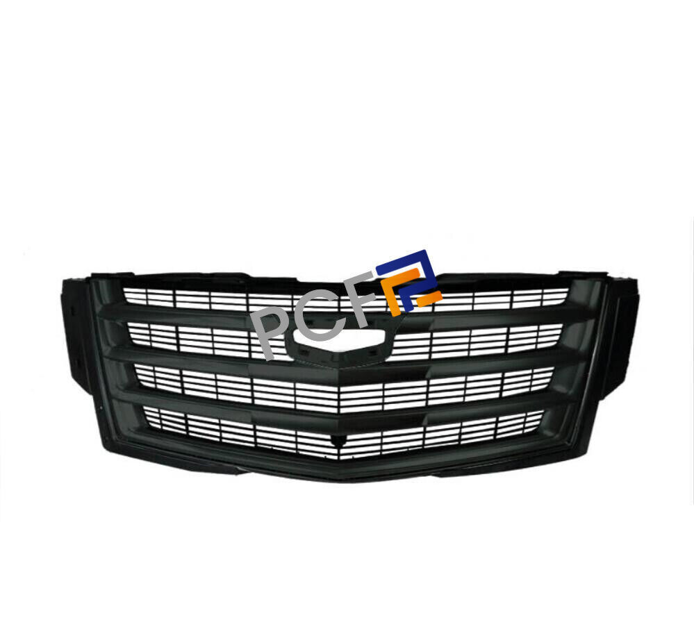 For Cadillac Escalade 2015-2020 Gloss Black Front Bumper