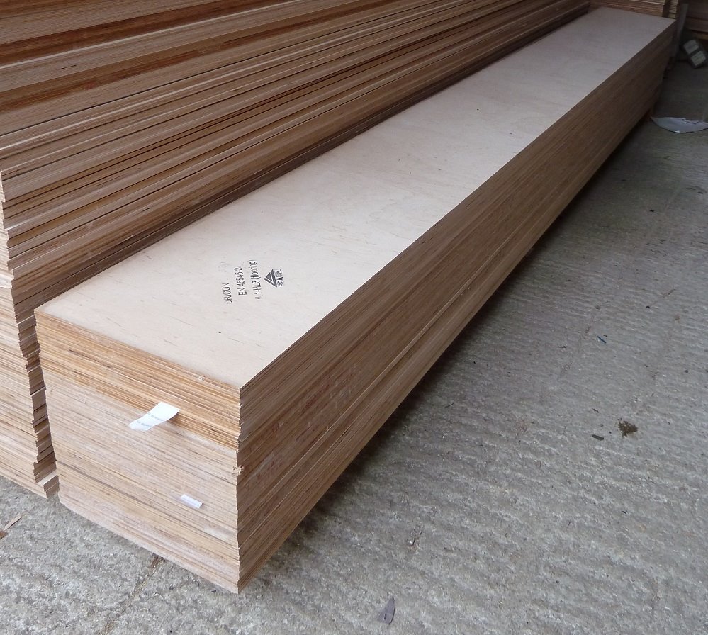 50 Pieces of NEW 12mm B/BB Grade Birch Plywood 8ft x 10½in (2440mm x