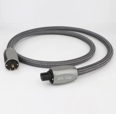 12AWG HiFi Power Cable OFC Copper US EU UK Schuko Plug Supply Mains Audio Cord