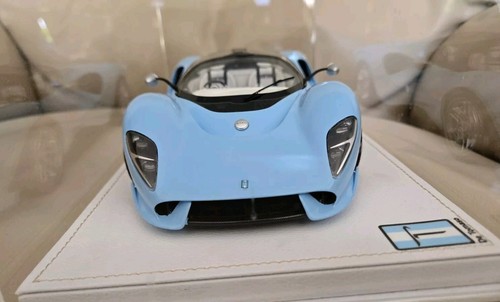 De Tomaso P72 1/64 ミニカー 1/64 De Tomaso P72 2020 Baby Blue | Peako Model