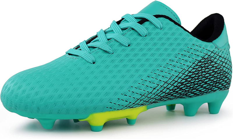 Kids Athletic Firm Ground Outdoor Comfortable Soccer Cleats Shoes(Toddler/Little