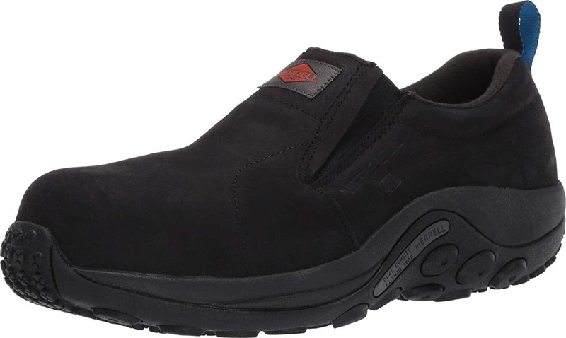 merrell work jungle moc leather composite toe