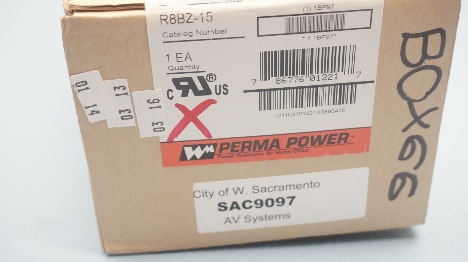 Perma Power R8BZ-15 (8-Outlet) Surge Processor (20A)