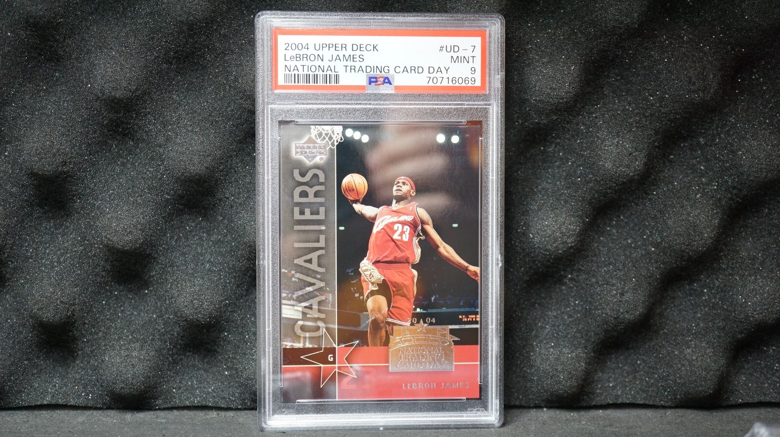 2004 Upper Deck LeBron James National Trading Card Day #UD7