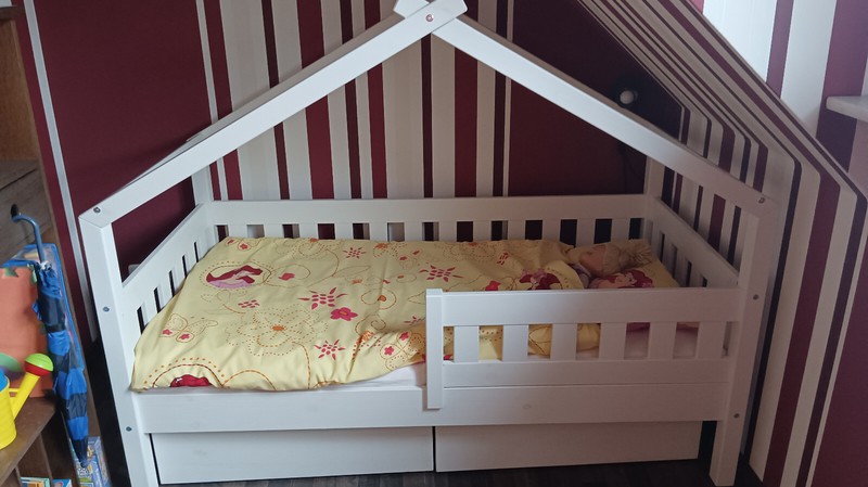 Vitalispa Kinderbett 80x160 Unbenutzt Incl. Matratze, Decke, Kissen BettwÃ¤Sche