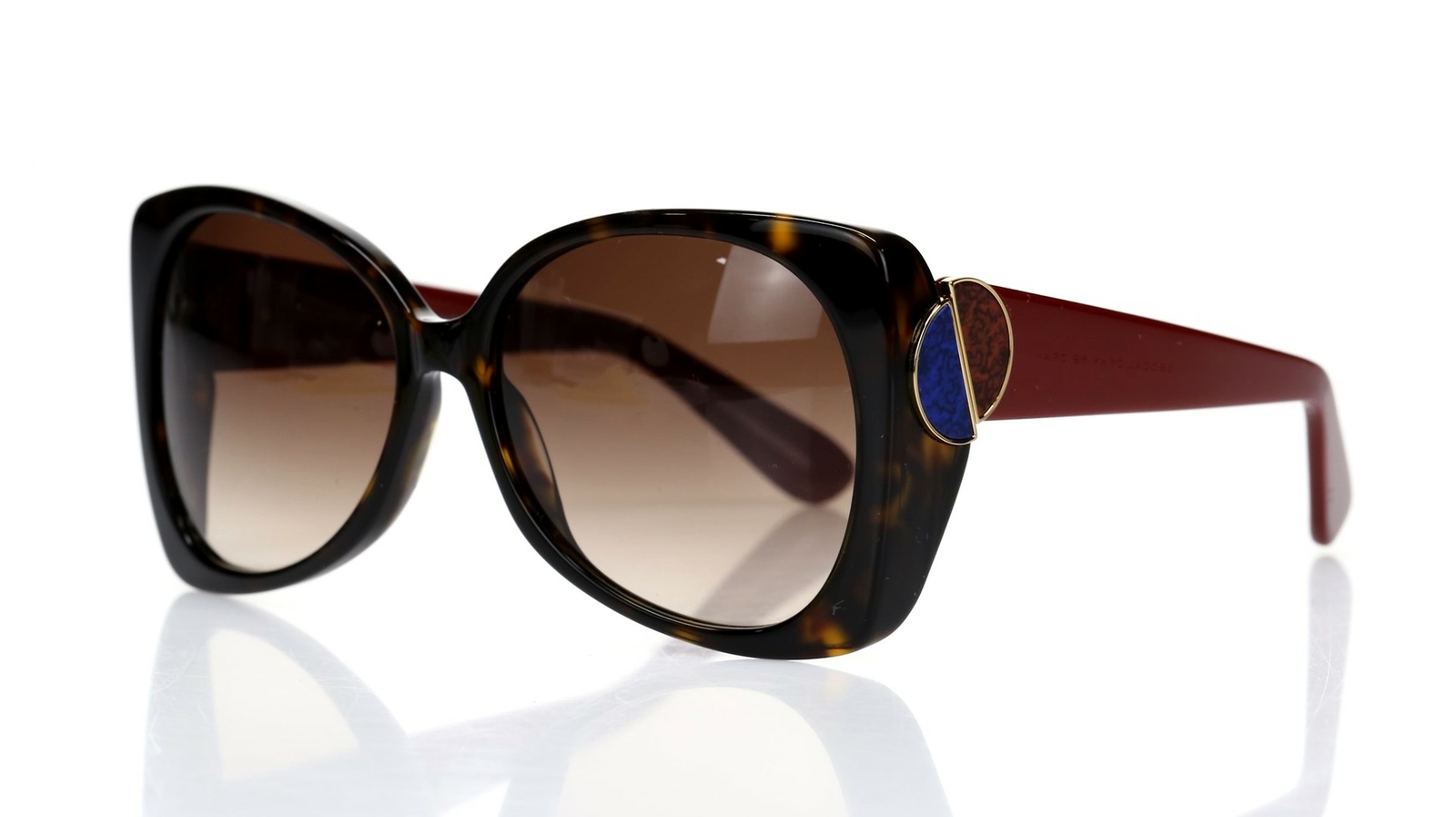 Marc by Marc Jacobs Women's Tortoise'MMJ406/S' Oversized