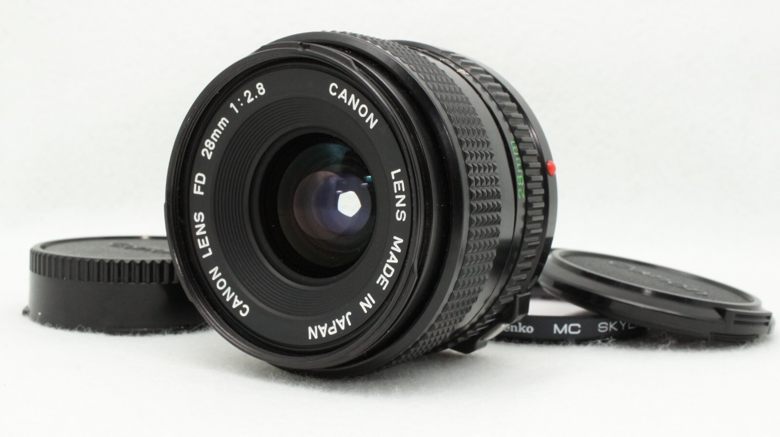【美品】キャノン Canon New FD 28mm f2.8 MINT] Canon New FD 28mm F2.8 MFLens w/ FR Cap NFD Japan #072 DDP