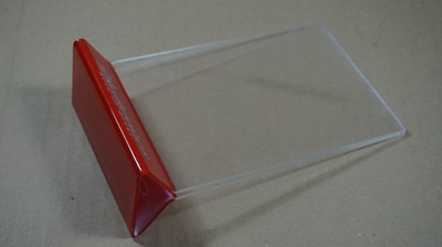 Budweiser Beer Acrylic Table Tent Great Condition Free Shipping