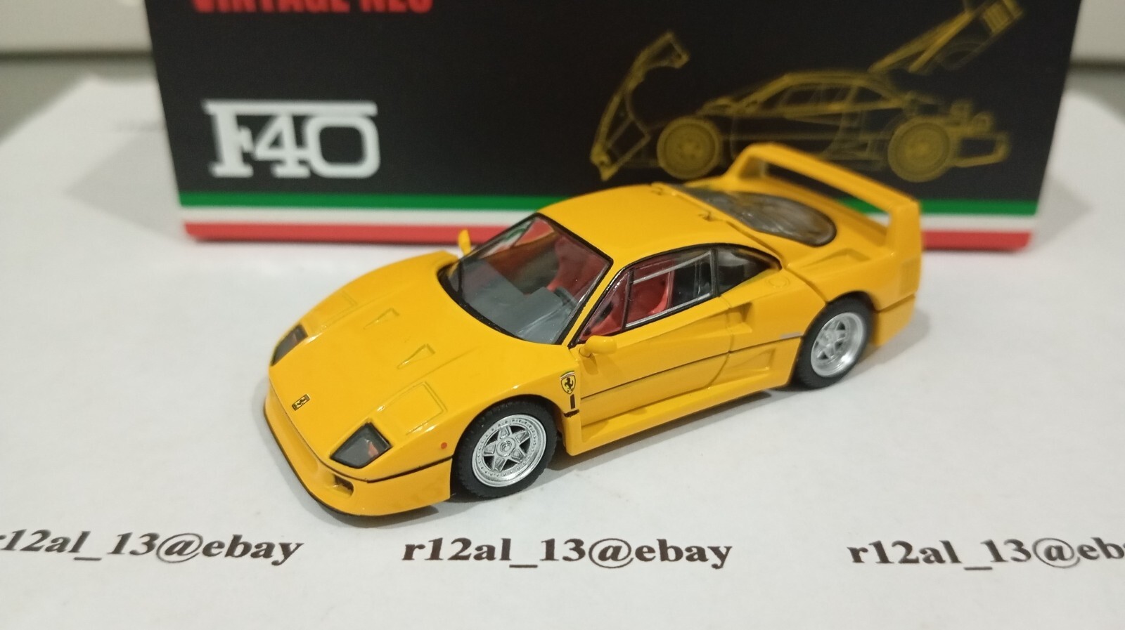 TOMICA LIMITED VINTAGE Neo Ferrari F40 Yellow | eBay