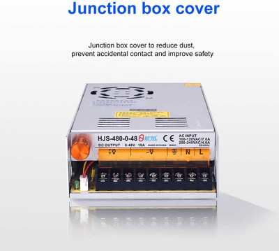 Adjustable DC Power Voltage Converter,  AC 110V-220V to DC 0-48V Module Switc...