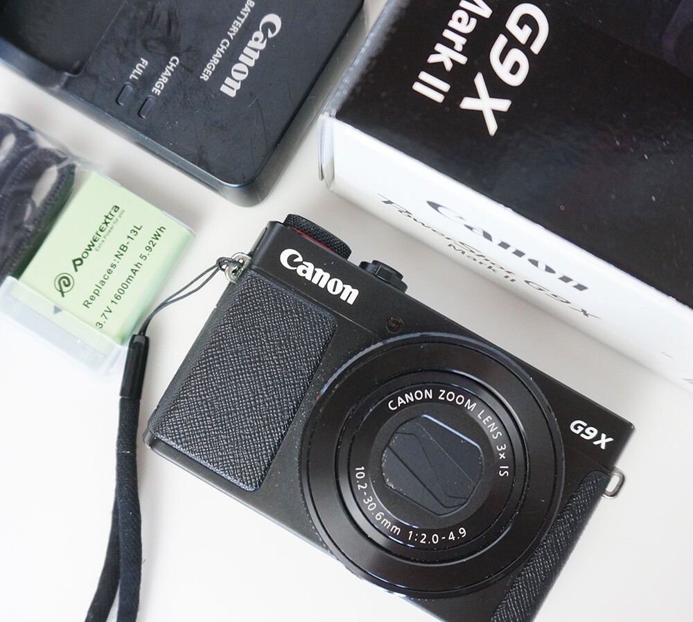 Canon PowerShot G9X Mark II 20.1 MP Digital Camera Black