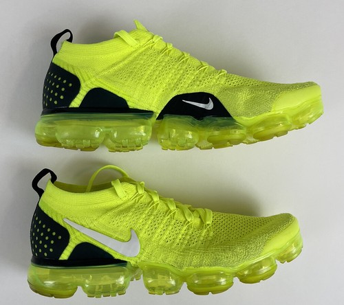 Nike Air Vapormax Flyknit 2 Volt - Rare - Men's Size 9.5 | eBay