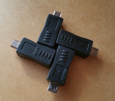  4x Mini USB Female to Micro USB Male M/F Charger Charging Converter Adapter  