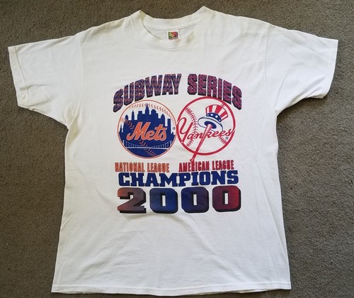 Yankees & Mets ワールドシリーズ2000 Tシャツ 2000 WORLD SERIES YANKEES METS TEE （BLACK） | Category,TOPS