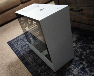 NZXT H510 Compact ATX Mid-Tower PC Gaming Case - White/Black