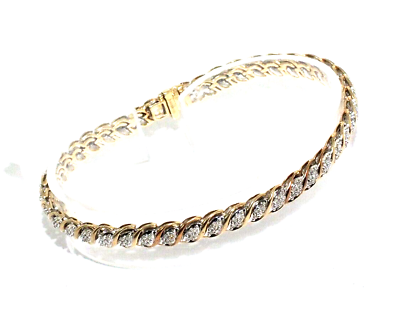 9ct gold shop bracelet ladies