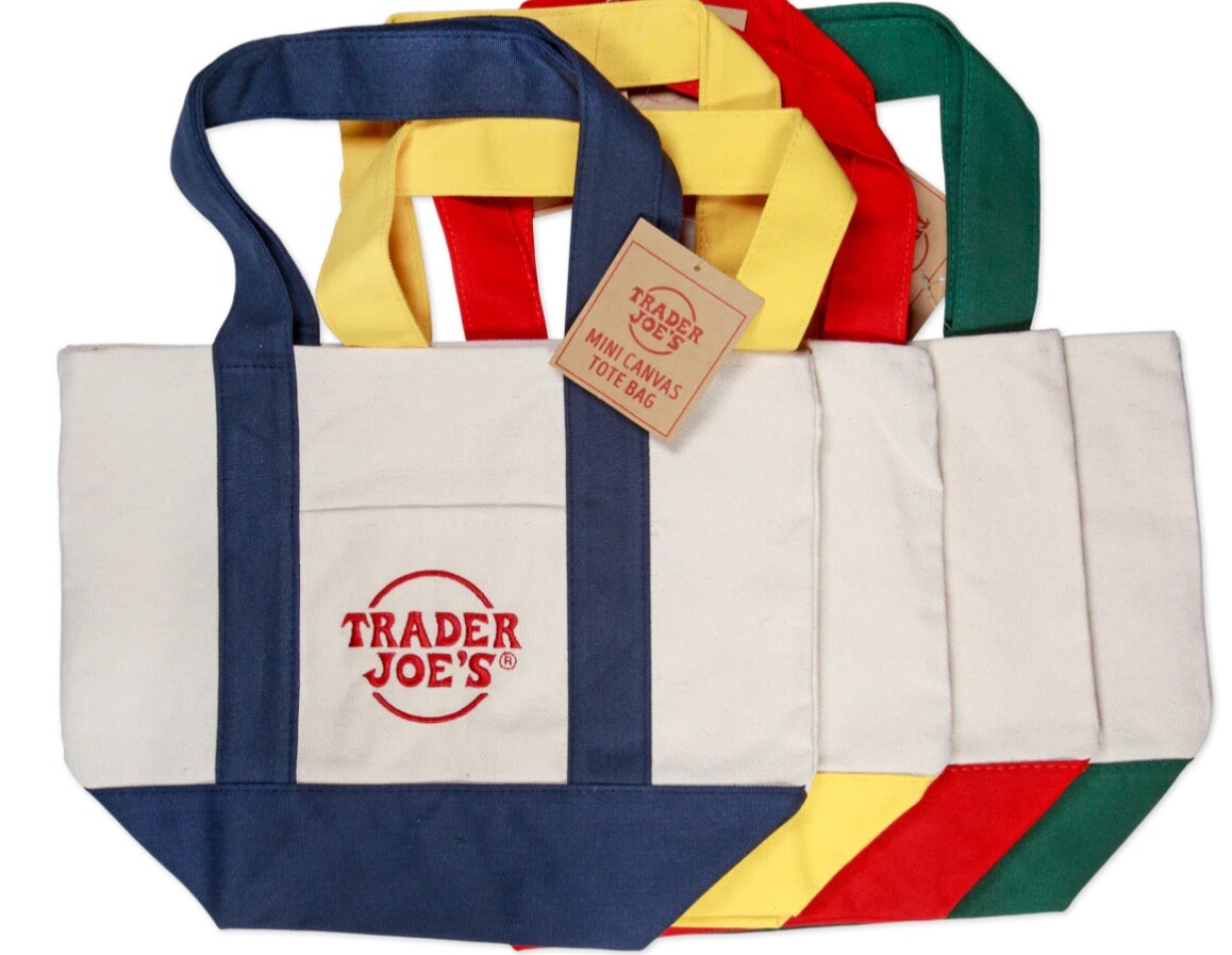 TRADER JOE'S ミニトートバック4色セット TRADER JOE'S ミニトートバッグ 4色セット バッグ