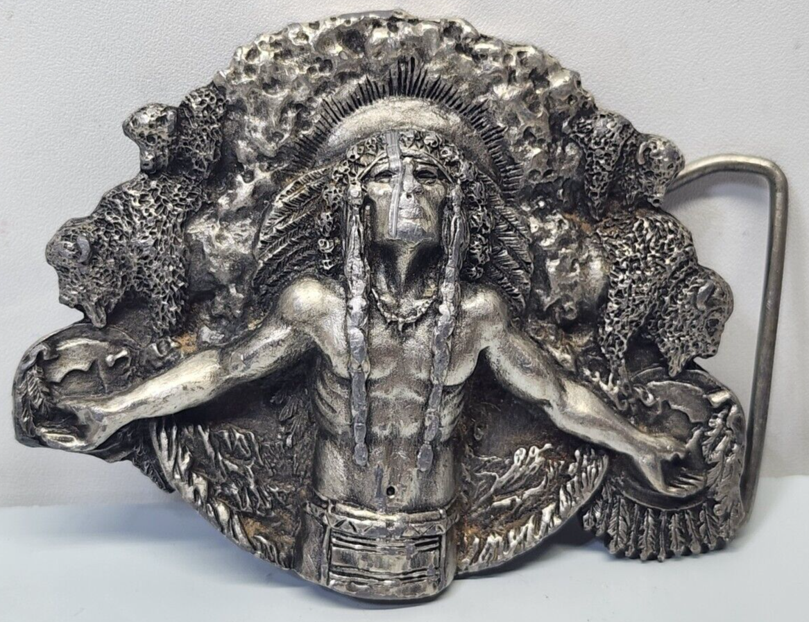 1981 Bergamot Brass Siskiyou Native American Indian Chief