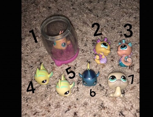 Huge Lot Of 75 Hasbro Littlest Pet Shop Fantasy Figure Toys