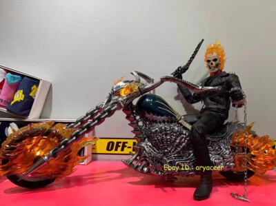 希少　Ghost Rider アクションフィギュアとバイクセット 希少 Ghost Rider アクションフィギュアとバイクセット 希少