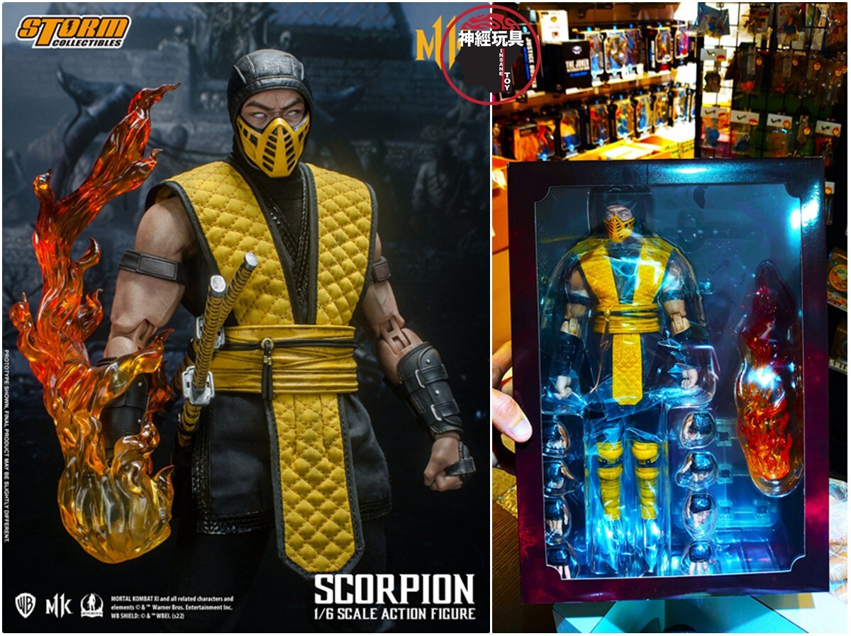 Storm Collectibles モータルコンバット スコーピオン 1/6 Scorpion Mortal Kombat 11 Storm Collectibles 1/6 Action Figure