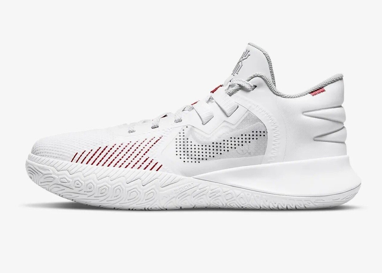 

Nike Kyrie Flytrap 5 V White Grey Crimson Red Basketball CZ4100-100 Мужские размеры, Белый, Nike Kyrie Flytrap