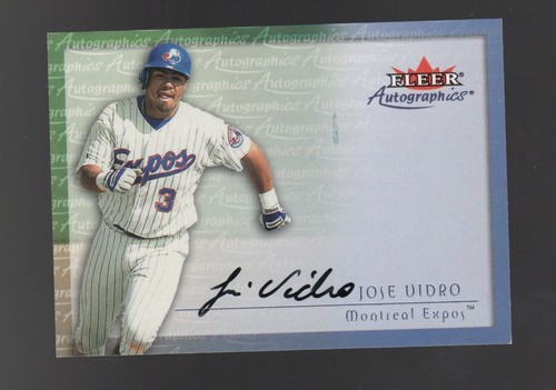 2001 SP Authentic Limited #65 Jose Vidro //50 EXPOS