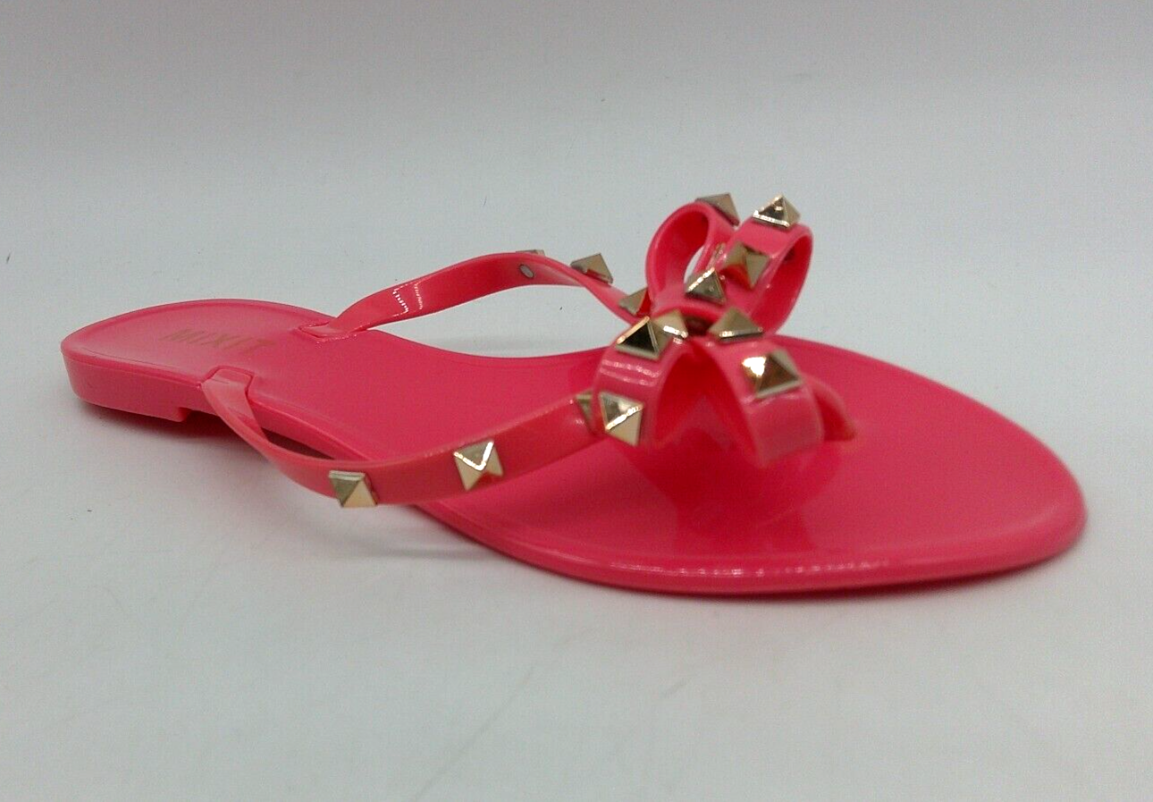 関税込み】Allen Bow Strass Pop Mules in Blue/Pink 665068-1.jpg
