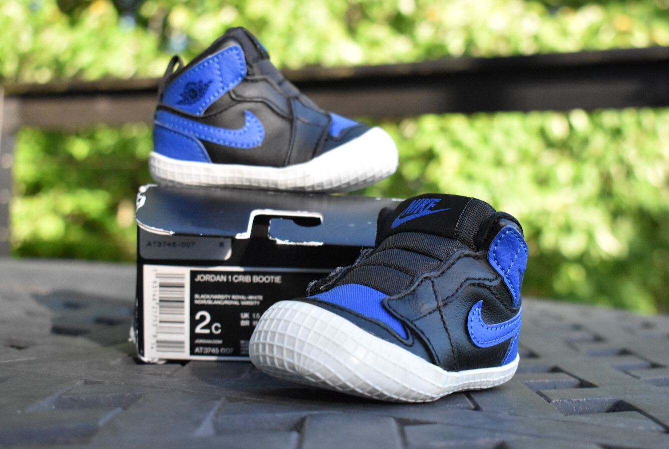 レア　NIKE JORDAN1 crib bootie chicago 7cm Jordan 1 Crib Bootie Chicago Lost & Found Sizes 2C, 3C
