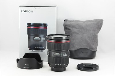 Canon EF 24-70mm F/2.8 L II USM Lens + Hood Near Mint From Japan #8898F