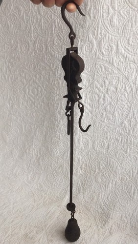 Antique Vintage Cast Iron Balance Scale 17