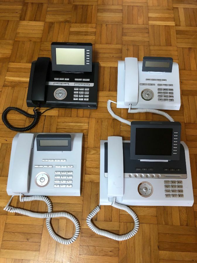 4x Siemens OpenStage Bürotelefone