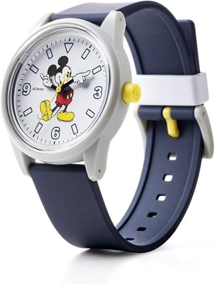 CITIZEN Q&Q RP20-809 Disney Mickey Mouse Watch Quartz Solar Power Urethane Band