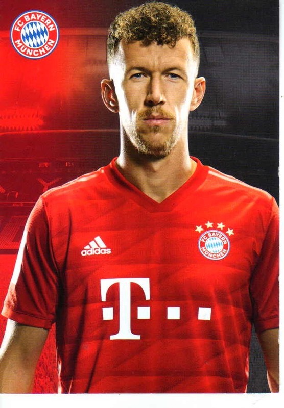 Ivan Perisic Fc Bayern MÃ¼Nchen 2019-20Â Drucksignierte Autogrammkarte
