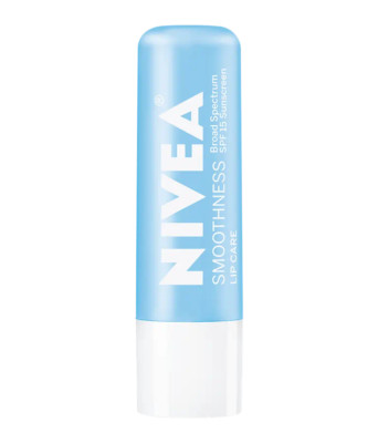 Nivea Smoothness Lip Care Plus SPF15 Sunscreen Broad Spectrum Formula 0.17 Ounce