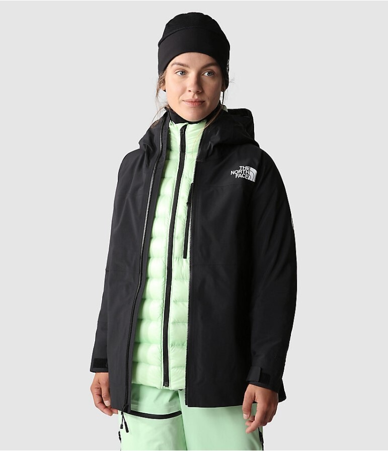 Pre-owned The North Face Womens Summit Series Chamlang Futurelight Ski Climbing Jacket In Tnf Black