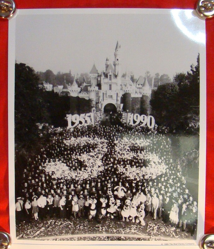 35 years of Magic ディズニーランド 35周年記念 ポスター 額装