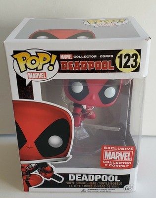 Funko Pop Marvel Collector Corps Deadpool 123 Deadpool Exclusive B4