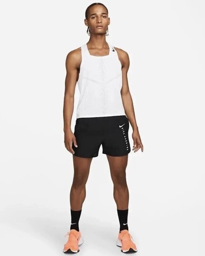 Nike Aeroswift Mサイズ ホワイト シャツ Nike Aeroswift Dri-Fit ADV Running Short Sleeve Shirt White