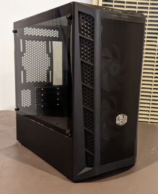 Cooler Master MasterBox MB311L Computer Case - Black - New (missing top mesh)
