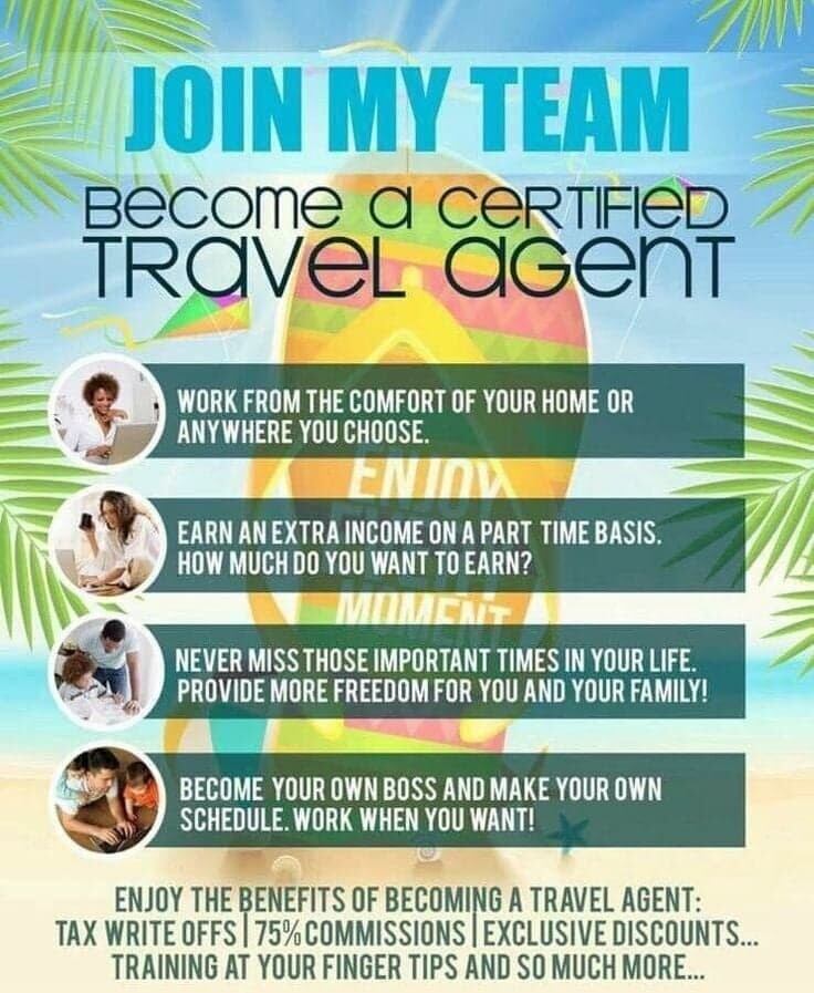 Work From Home a Home Based Travel Agent No previous