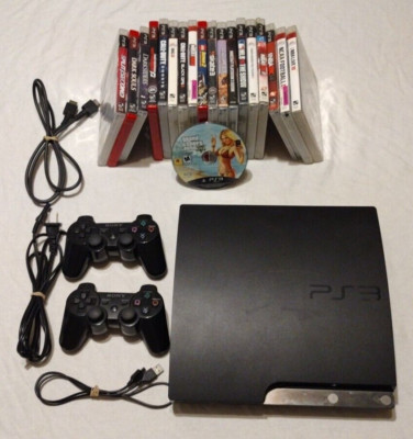 Sony PlayStation 3 PS3 Console With Games Lot Bundle Tested Working