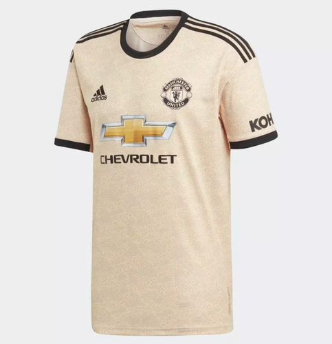 

Мужская выездная футбольная майка Adidas Manchester United FC, лен, Linen