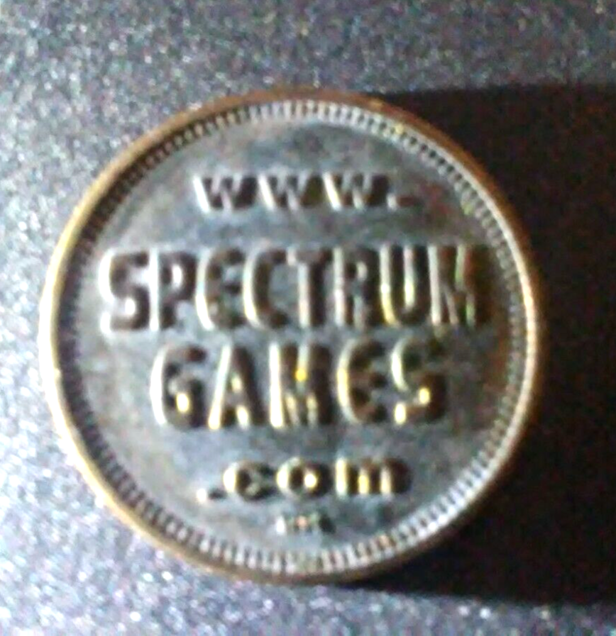 洋楽 PlayaG Kingdom OGCelECel LoTwon WWW.SPECTRUM GAMES.COM VINTAGE. AMUSEMENT TOKEN-L@@K! | eBay