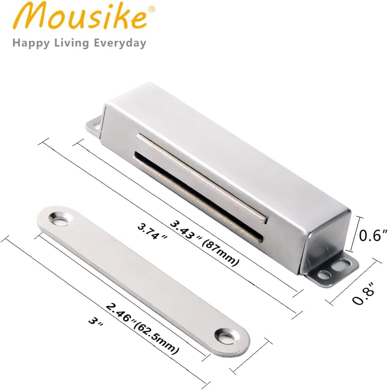 2 Pack 90 Lbs Magnetic Door Catches, Heavy Duty, Strong Magnets for Cabinet