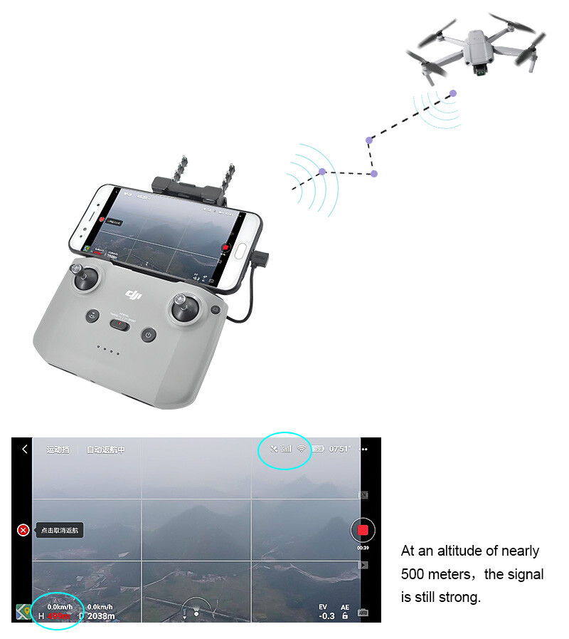DJI mini 2 Signal Booster 5.8Ghz Range Amplifier For DJI Mavic Air 2 2S