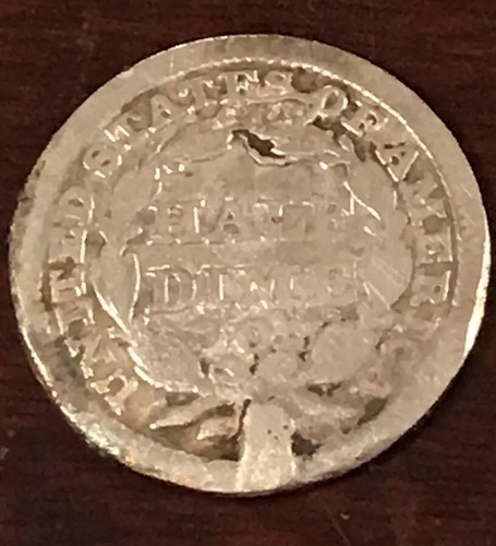 1851 O Seated Liberty Half Dime In Very Good Condition L288