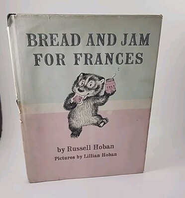 Vtg BREAD AND JAM FOR FRANCES  Russell Hoban 1964 1st Ed. Hardcover Dust Jacket 