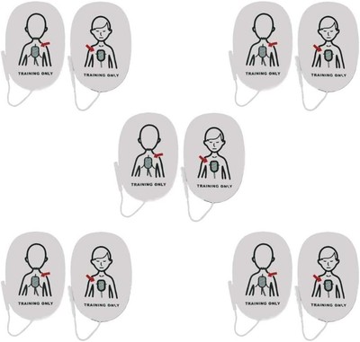WNL Products AED Trainer Pads - 5 Pack Replacement Practi-Trainer Child 